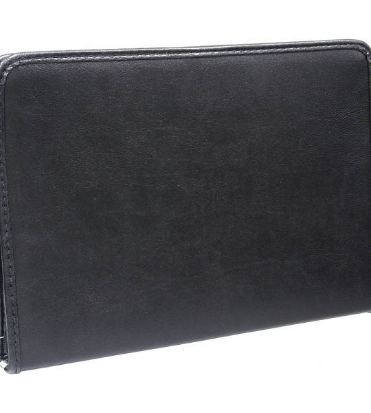 Папка деловая OfficeSpace "Hannover" кожзам, на молнии, ручка-петля, зажим для бумаг