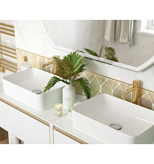 Зеркало Cersanit LED 090 design 100x60 см, с подсветкой, с антизапотеванием, овальное