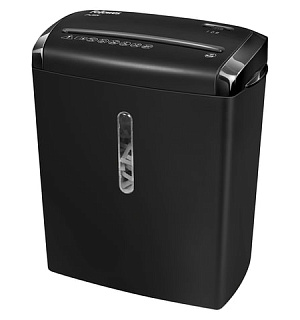 Уничтожитель (шредер) FELLOWES P-28S, 2 уровень секретности, полоски 6 мм, 8 листов, 15 л, FS-47101