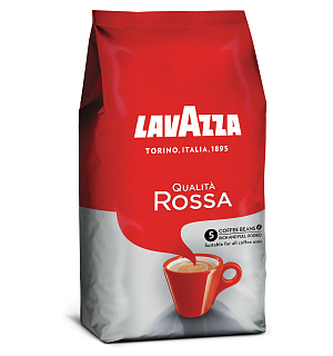 Кофе в зернах LAVAZZA "Qualita Rossa", 1000 г, 3590