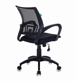 Кресло CH-695N/BLACK, с подлокотниками, сетка, черное