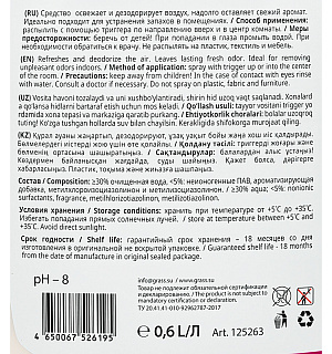 Профхим освежитель воздуха, конц. Grass/Apartment series А5, 0,6л_т/р