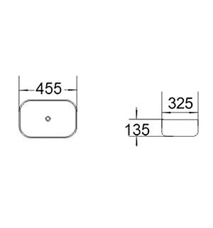Раковина COMFORTY 78105, накладная, цвет белый