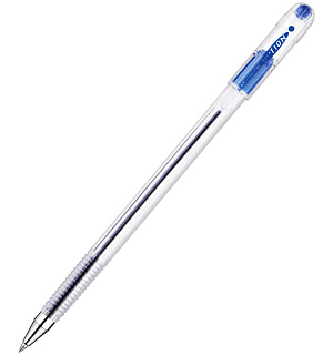 Ручка шариковая MunHwa "Option" синяя, 0,5мм, штрих-код