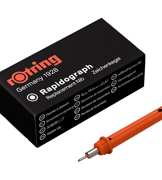 Пишущий элемент для рапидографа Rotring 1,0мм, картон. упаковка