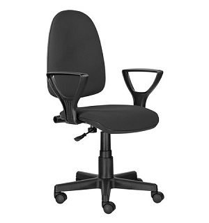 Кресло BRABIX "Prestige Ergo MG-311", регулируемая эргономичная спинка, ткань, серое, 531874