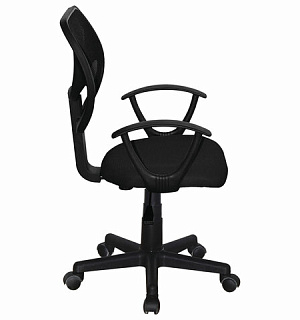 Кресло компактное BRABIX "Flip MG-305", ткань TW, черное, 531952