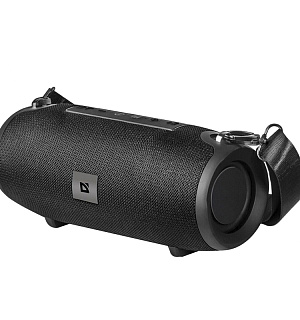 Колонка портативная Defender Enjoy S500, 2*5W, Bluetooth, FM, microSD, USB, 1200мА*ч, черный