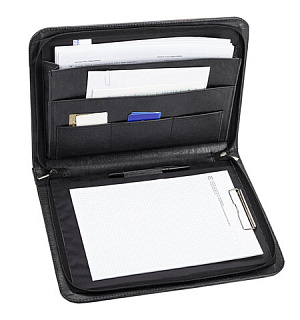 Папка из кожзаменителя на молнии, 8-038