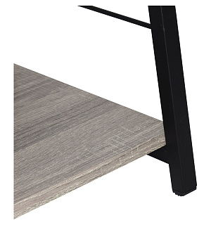 Стеллаж на металлокаркасе BRABIX "LOFT SH-003", 600х350х1500 мм, 5 полок, цвет дуб антик, 641235