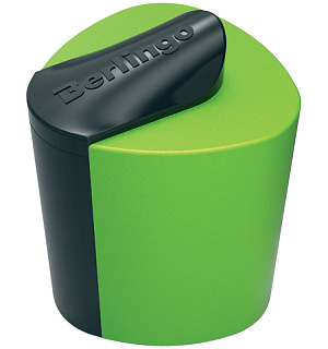 Точилка пластиковая Berlingo "Color Zone" 1 отверстие, контейнер, ассорти