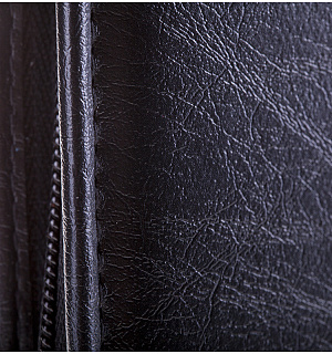 Папка деловая OfficeSpace "Siera" имп. кожзам., на молнии, блокнот