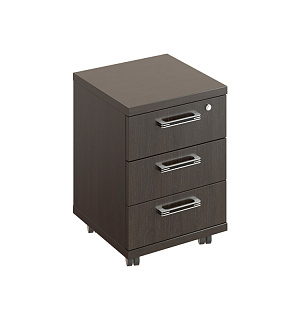 Тумба подкатная МФ Виско Дельта/Венге-Антрацит, 450*450*638 (ПОД ЗАКАЗ)