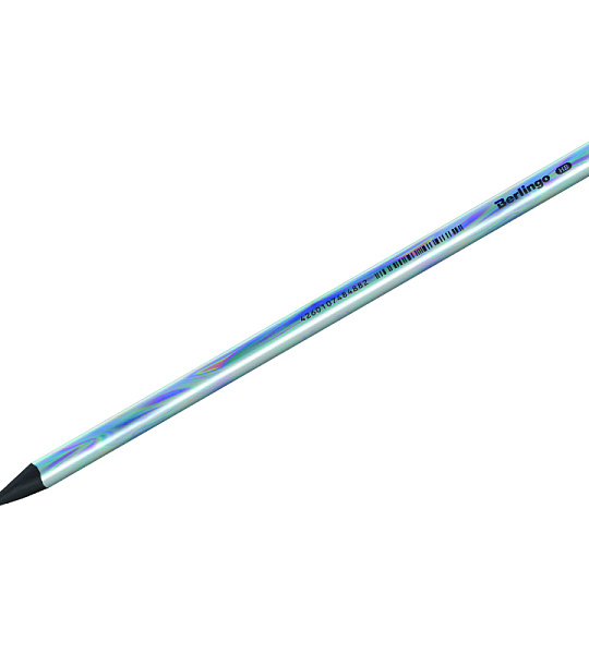 Карандаш ч/г Berlingo "Starlight" HB, черное дерево, трехгранный, заточен.