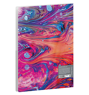 Папка на 4 кольцах Berlingo "Color Storm", 24мм, 600мкм, D-кольца, с внутр. карманом, с рисунком