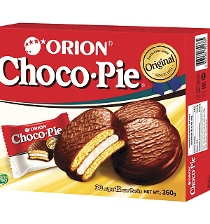 Печенье ORION "Choco Pie Original" 360 г (12 штук х 30 г), О0000013014