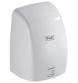 Сушилка для рук PUFF-8815, 1000 Вт, пластик, белая, 1401,375