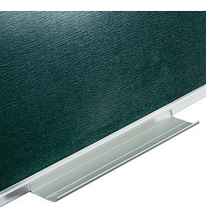 Доска магнитно-меловая OfficeSpace, 100*150см, алюминиевая рамка, полочка