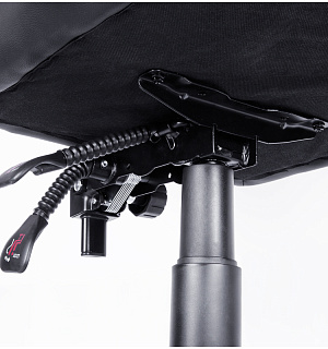 Кресло игровое Helmi HL-G05 "Effect", экокожа черная/красная, 2 подушки