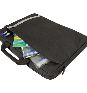Сумка для ноутбука 15"-16" Defender Shiny, полиэстер, черный, 390*285*40мм