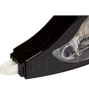 Корректирующая лента 5ммx8м Attache Black & White черный корпусбелый колп