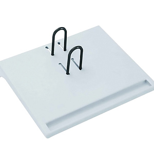 Подставка под календарь СТАММ, малая, пластик, серый