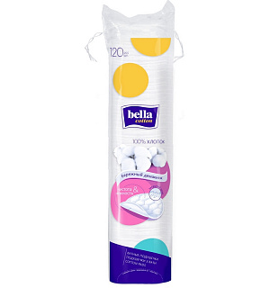 Диски ватные Bella cotton 120шт/уп (BC-082-O120-012)