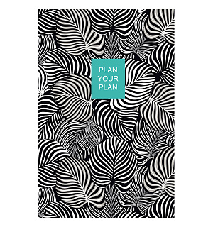 Записная книжка А6 64л. BG "Plan your plan", матовая ламинация, выб. лак, блок-еженедельник