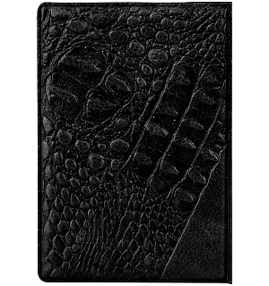 Обложка для паспорта OfficeSpace "Герб", кожзам, черный