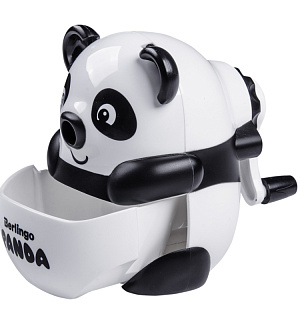 Точилка механическая Berlingo "Панда", пласт. копус, инд. упаковка