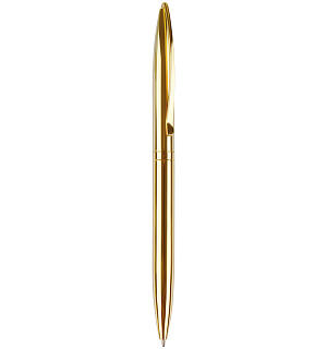 Ручка шариковая автоматическая MESHU "Gold" синяя, 1,0мм