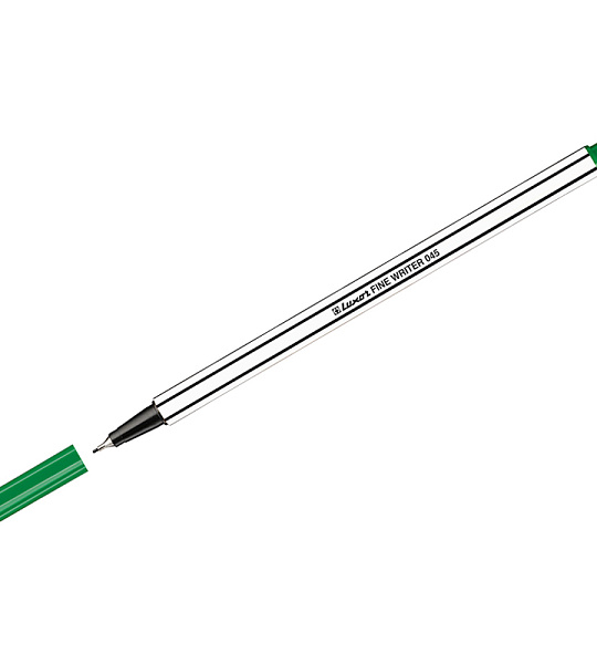 Ручка капиллярная Luxor "Fine Writer 045" зеленая, 0,8мм