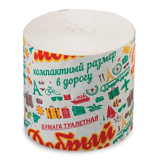 Бумага туалетная бытовая, 25 м, без втулки (супер-эконом)