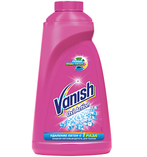 Пятновыводитель Vanish "Oxi Action", жидкий, для цветных тканей, 1л
