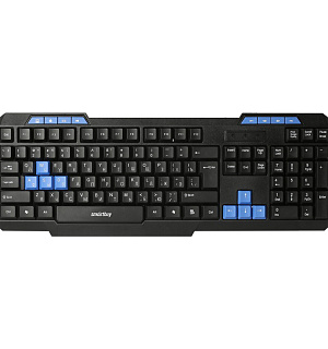 Клавиатура Smartbuy ONE 221, USB мультимедийная, черный