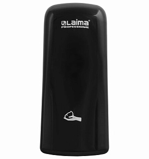 Дозатор для мыла-пены LAIMA PROFESSIONAL ORIGINAL, НАЛИВНОЙ, 0,8 л, черный, ABS-пластик, 605777