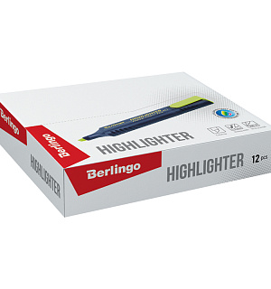 Текстовыделитель Berlingo "Textline HL500" желтый, 1-5мм