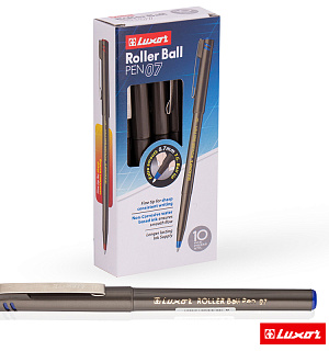 Ручка-роллер Luxor синяя, 0,7мм, одноразовая