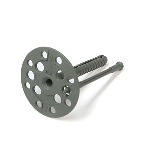 Дюбель ТУНДРА krep для утеплителя с пластиковым гвоздем, 10x80 мм, 50 шт.