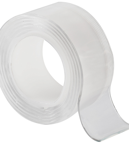 Клей-лента двусторонняя многоразовая OfficeSpace, 30мм*2мм*1м