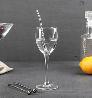 Набор ложек коктейльных для матэ «Бомбилья», 14 см, 6 шт