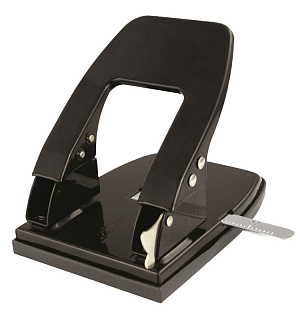Дырокол Attache Economy до 30 листов, с линейкой, цвет черный