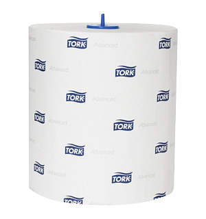 Полотенца бумажные в рулонах Tork Matic "Advanced"(H1), 2-слойные, 150м/рул, тиснение, белые
