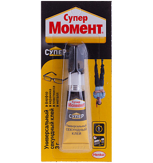 Клей Момент "Супер", 3г, мульти-карта