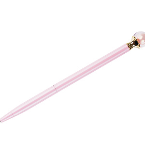 Ручка шариковая автоматическая MESHU "Pink pearl" синяя, 1,0мм