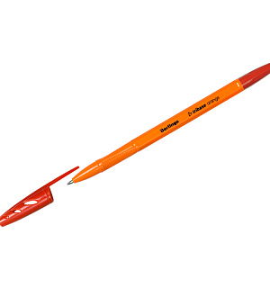 Ручка шариковая Berlingo "Tribase Orange" красная, 0,7мм