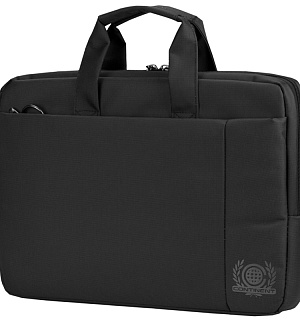 Сумка для ноутбука 15,6" Continent CC-215 BK полиэстер, черный, 400*300*60мм