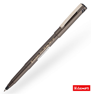 Ручка-роллер Luxor черная, 0,7мм, одноразовая