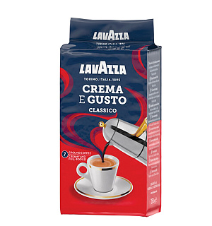Кофе молотый LAVAZZA "Crema E Gusto", 250 г, 3876