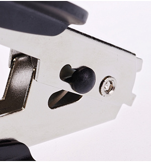 Антистеплер Berlingo "Blitz", с фиксатором, черный